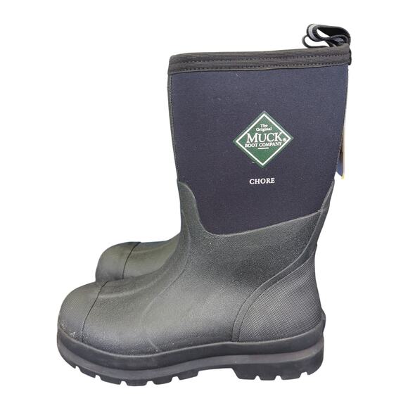 The Original Muck Boot Company Chore Boots Black Women's Size 8 Men's Size 7 - Picture 2 of 10